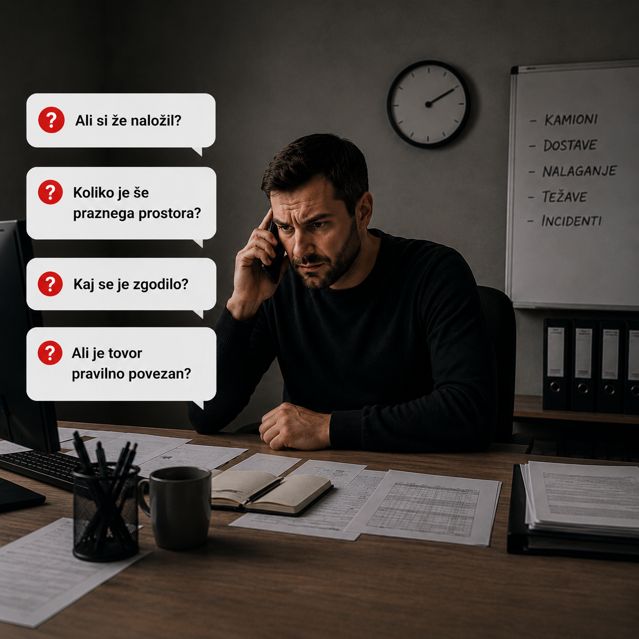 Dispatcher calling driver